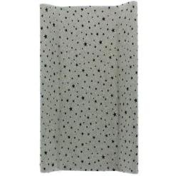 Funda cambiador punto algodón Estrellas Gris