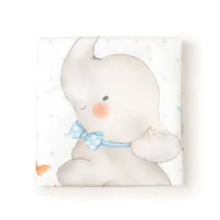 Funda nordica + protector Elefante Azul