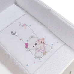 Funda nordica + protector Columpio Rosa