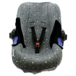 Funda Portabebé de punto algodón Gris/Azul