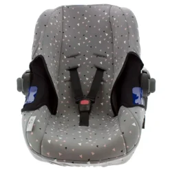 Funda Portabebé de Punto algodón Gris/Rosa