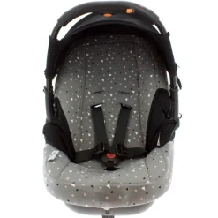 Funda Portabebé de Punto algodón Gris/Rosa