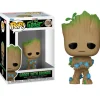 Funko POP! Guardianes Galaxia Groot con Grunds