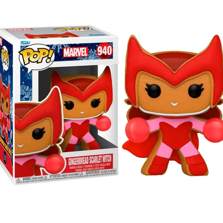 Funko POP Marvel Bruja Escarlata Holiday