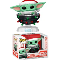 Funko POP! The Mandalorian Grogu Navideño