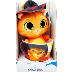 Gato con Botas Taza + Peluche