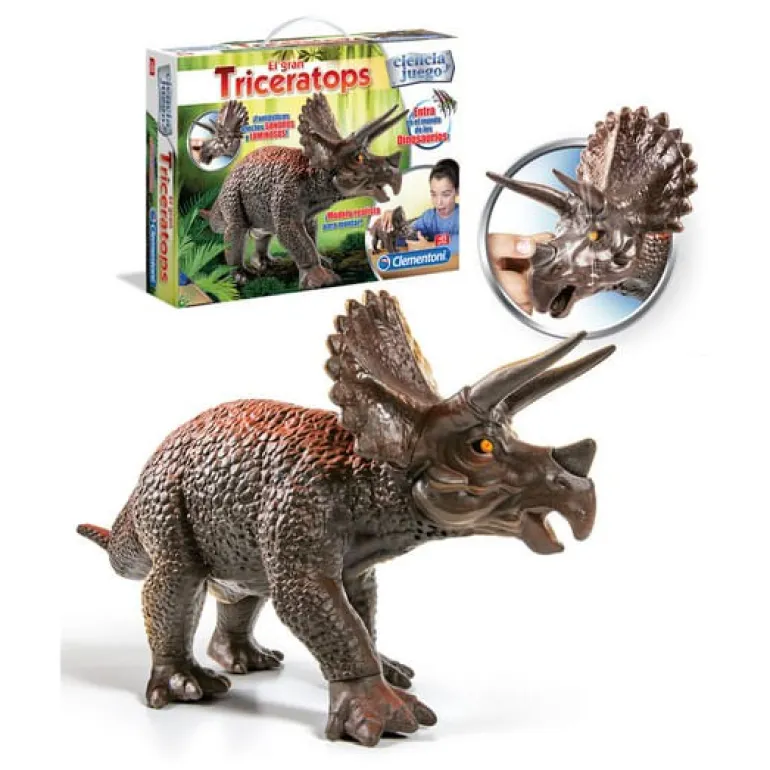 Gran Triceratop Con Luz y Sonido