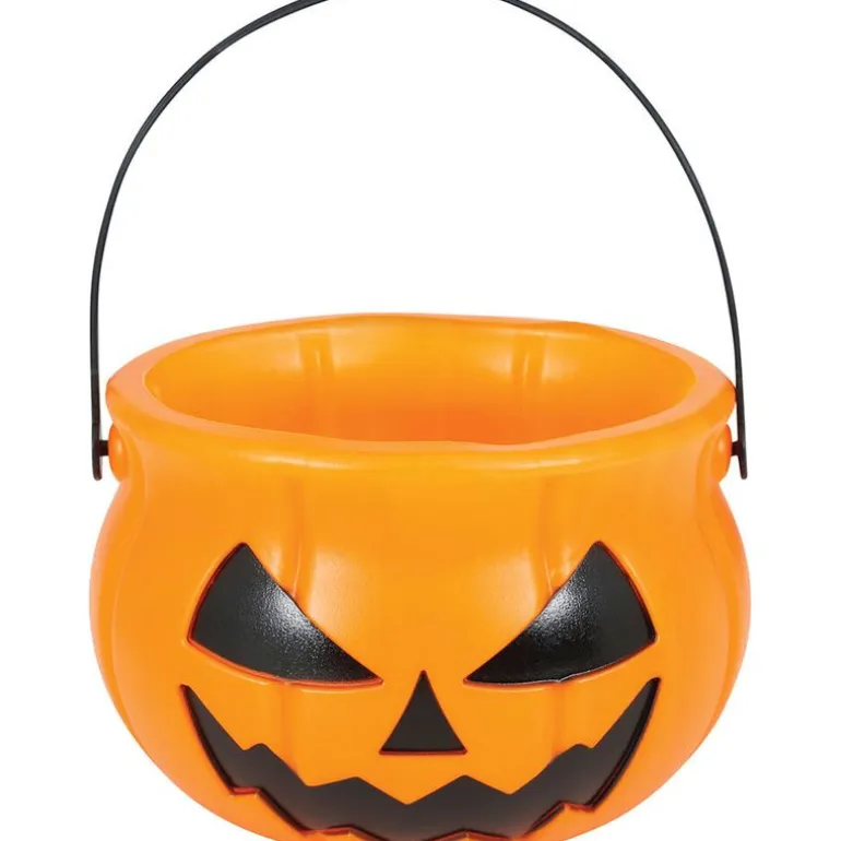 Halloween Cubo Truco Trato Calabaza
