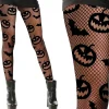 Halloween Medias Rejilla Calabaza