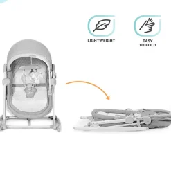 Hamaca Nola Minicuna 5 en 1 Gris