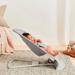 Hamaca Bebé Bliss Petalo Jersey Gris