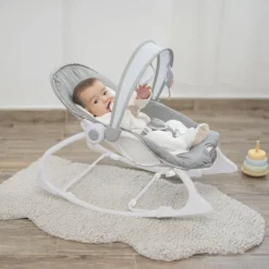 Hamaca Bebé hasta 18kg Multifunción Gris