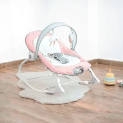 Hamaca Bebé hasta 18kg Multifuncion Rosa