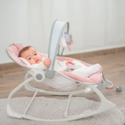 Hamaca Bebé hasta 18kg Multifuncion Rosa