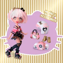 Hello Kitty Muñeca Golden Diva Roller