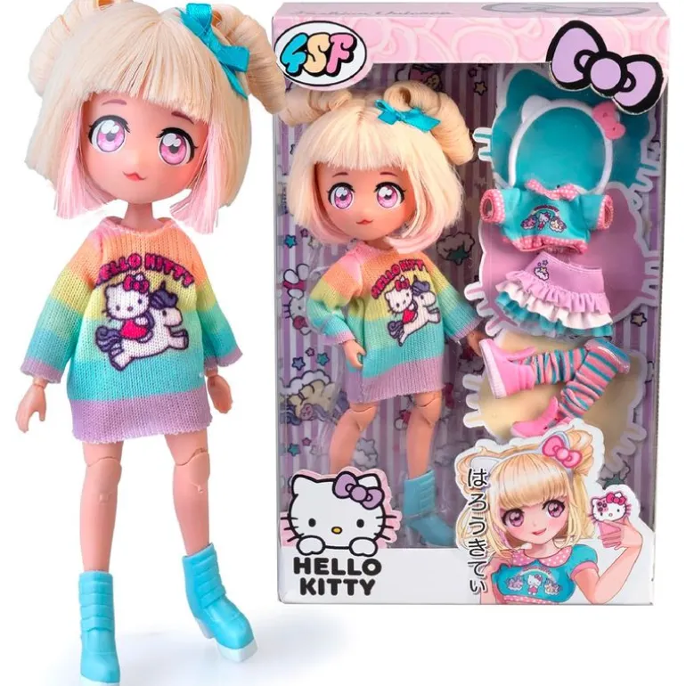 Hello Kitty Muñeca Manga Fashion Unicorns