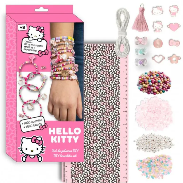 Hello Kitty Pack Pulseras DIY