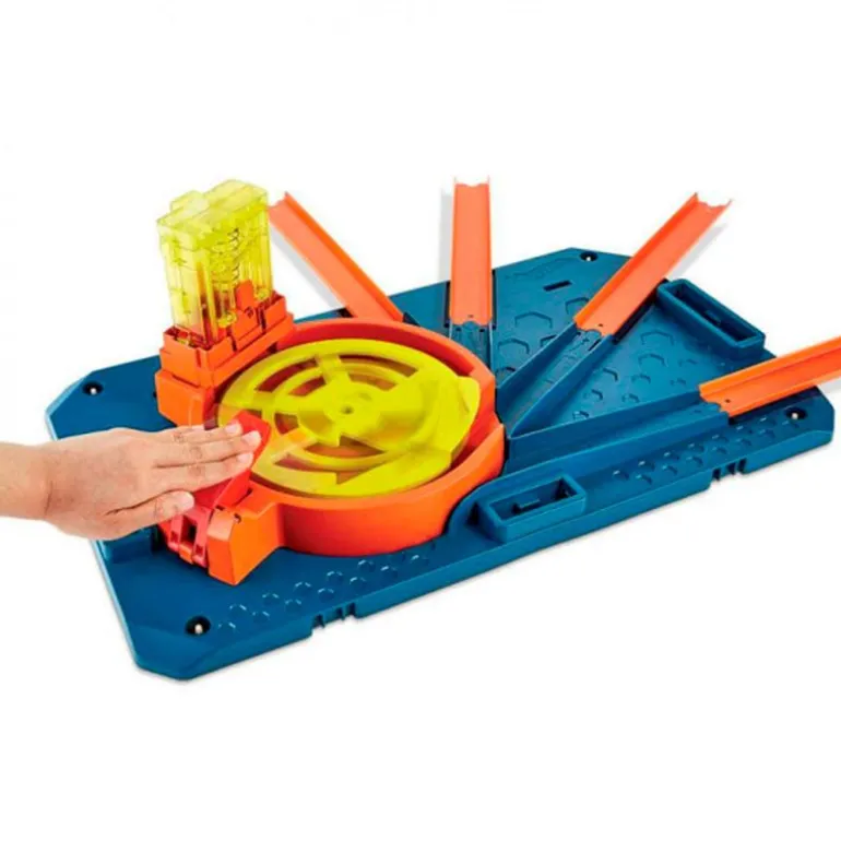 Hot Wheels Caja de Pistas con Lanzador