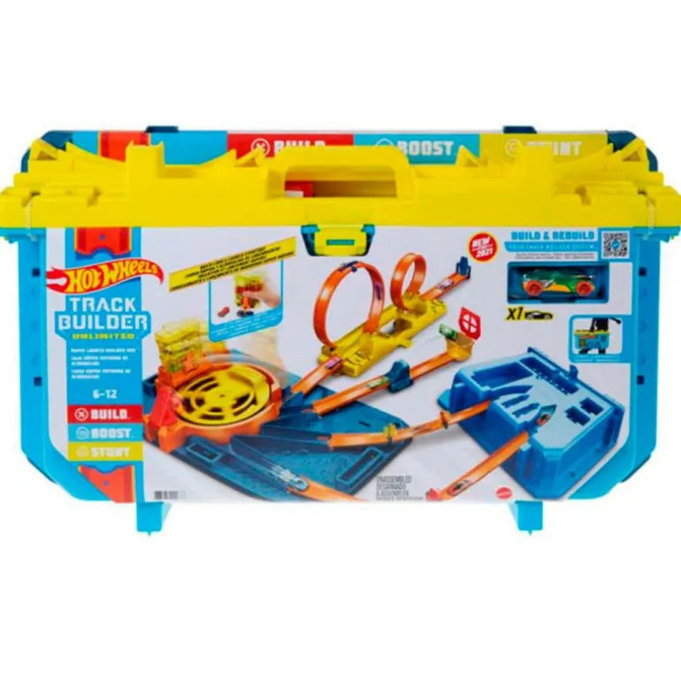 Hot Wheels Caja de Pistas con Lanzador