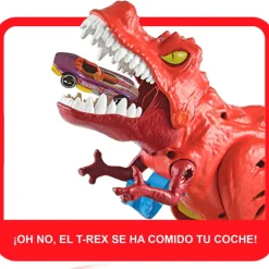 Hot Wheels City Alboroto del Dinosaurio T-Rex