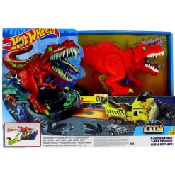 Hot Wheels City Alboroto del Dinosaurio T-Rex
