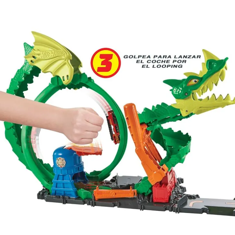 Hot Wheels City Pista Épica Dragón