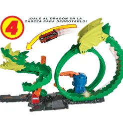 Hot Wheels City Pista Épica Dragón