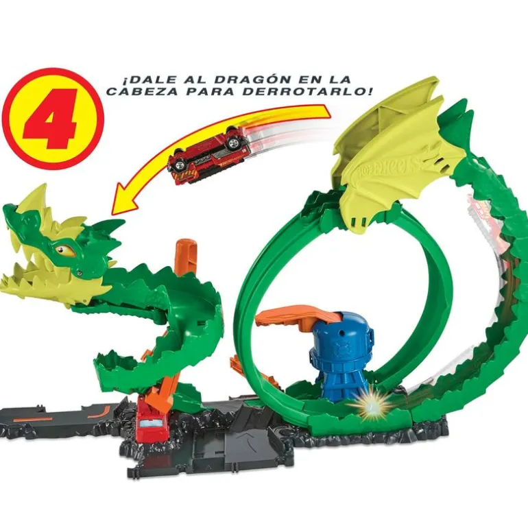 Hot Wheels City Pista Épica Dragón