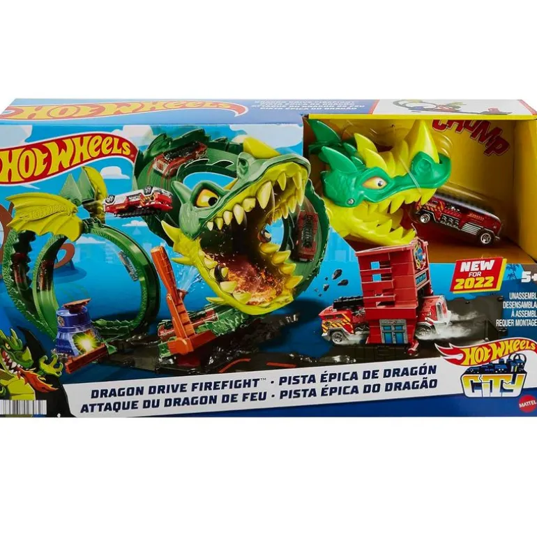 Hot Wheels City Pista Épica Dragón