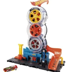Hot Wheels City Playset Tienda de Neumáticos