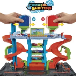 Hot Wheels Color Shifters Mega Torre Lavado Coches