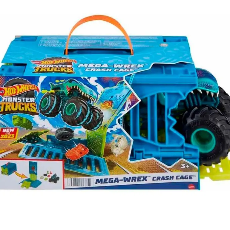 Hot Wheels Monster Truck Mega Wrex Gigante Jaula