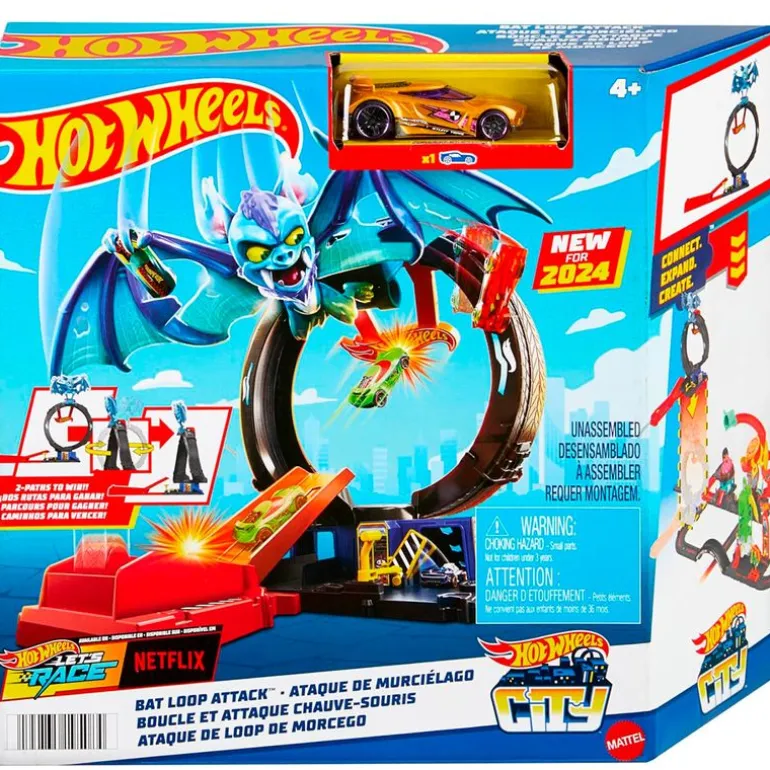 Hot Wheels Pista Ataque de Murciélago