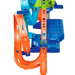 Hot Wheels Pista Colisión de 4 Loopings