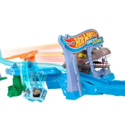 Hot Wheels RacerVerse Jurassic World Choque y Zambullida Pista