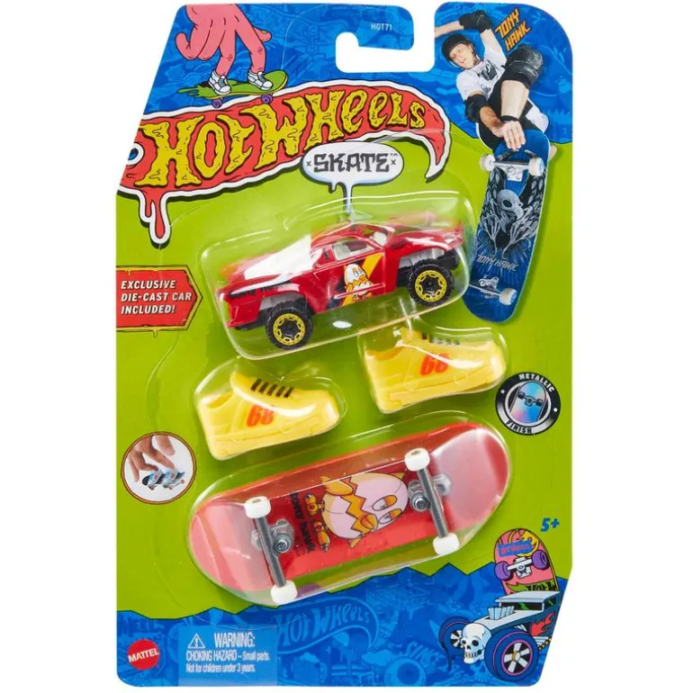 Hot Wheels Skate Pack con Vehículo Surtido