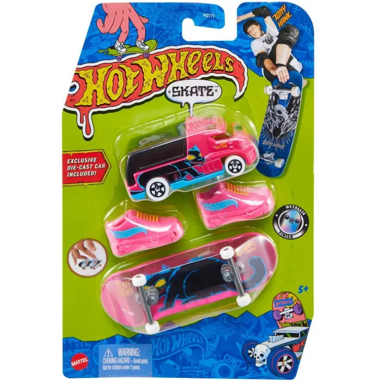 Hot Wheels Skate Pack con Vehículo Surtido