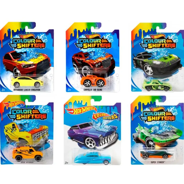 Hot Wheels Vehículo Color Shifters 1:64 Surtido