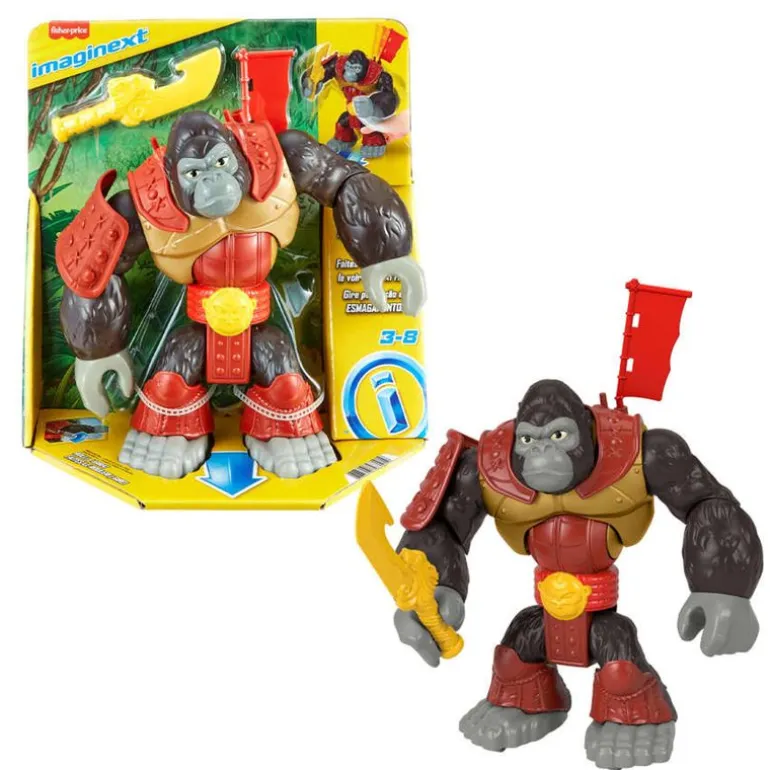 Imaginext Mundo Aventura Figura Gorila Samurai