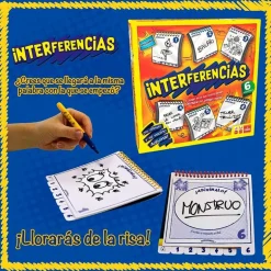 Interferencias 6 Jugadores Juego de Mesa