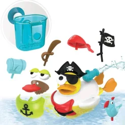 Juego de baño Pato Jet crea un pirata