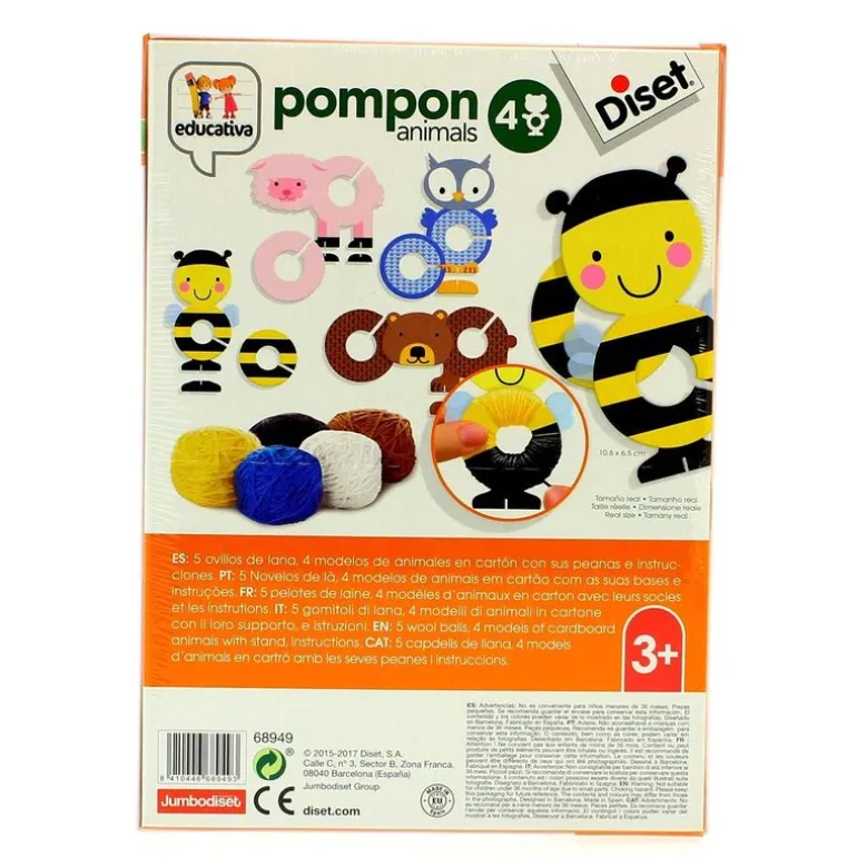 Juego Educativo Pompon Animals
