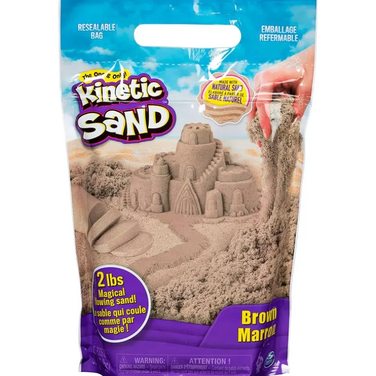 Kinetic Sand Arena Mágica Marrón Bolsa 907 Gramos