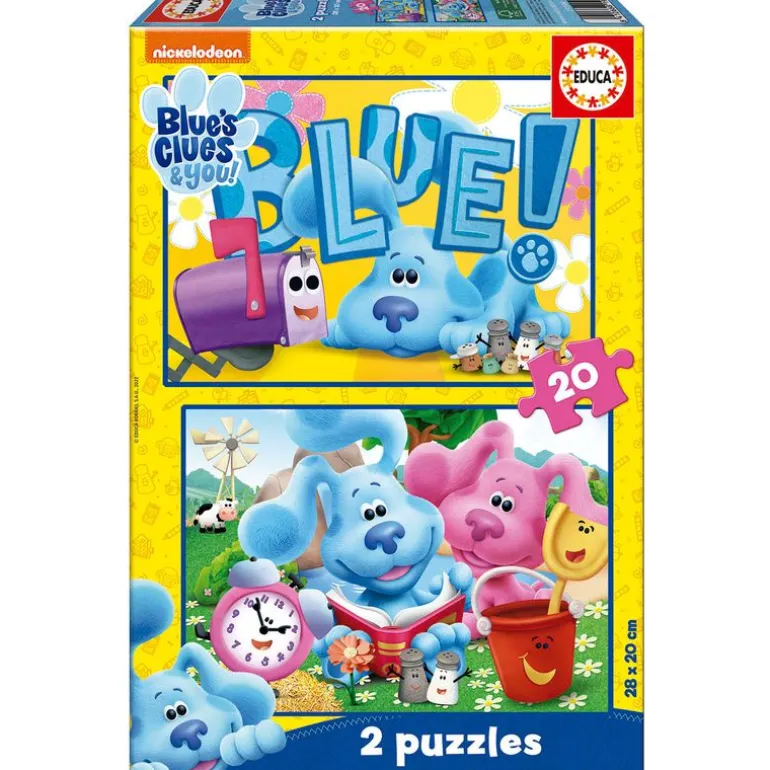Las Pistas de Blue Puzzle 2x20 Piezas