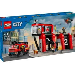 Lego City Parque de Bomberos con Camión de Bombero
