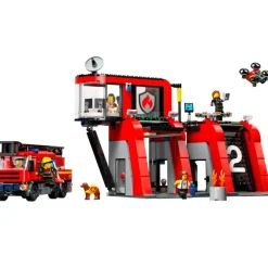 Lego City Parque de Bomberos con Camión de Bombero
