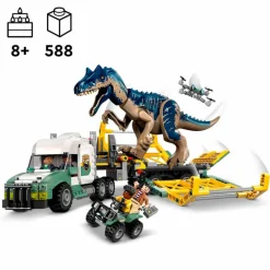 Lego Jurassic Camión de Transporte del Allosaurus