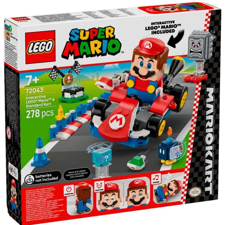 Lego Mario Kart™ – LEGO® Mario™ interactivo y Kart Estándar