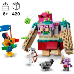 Lego Minecraft El Duelo contra el Devorador