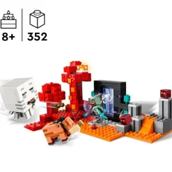 Lego Minecraft La Emboscada en Portal del Nether
